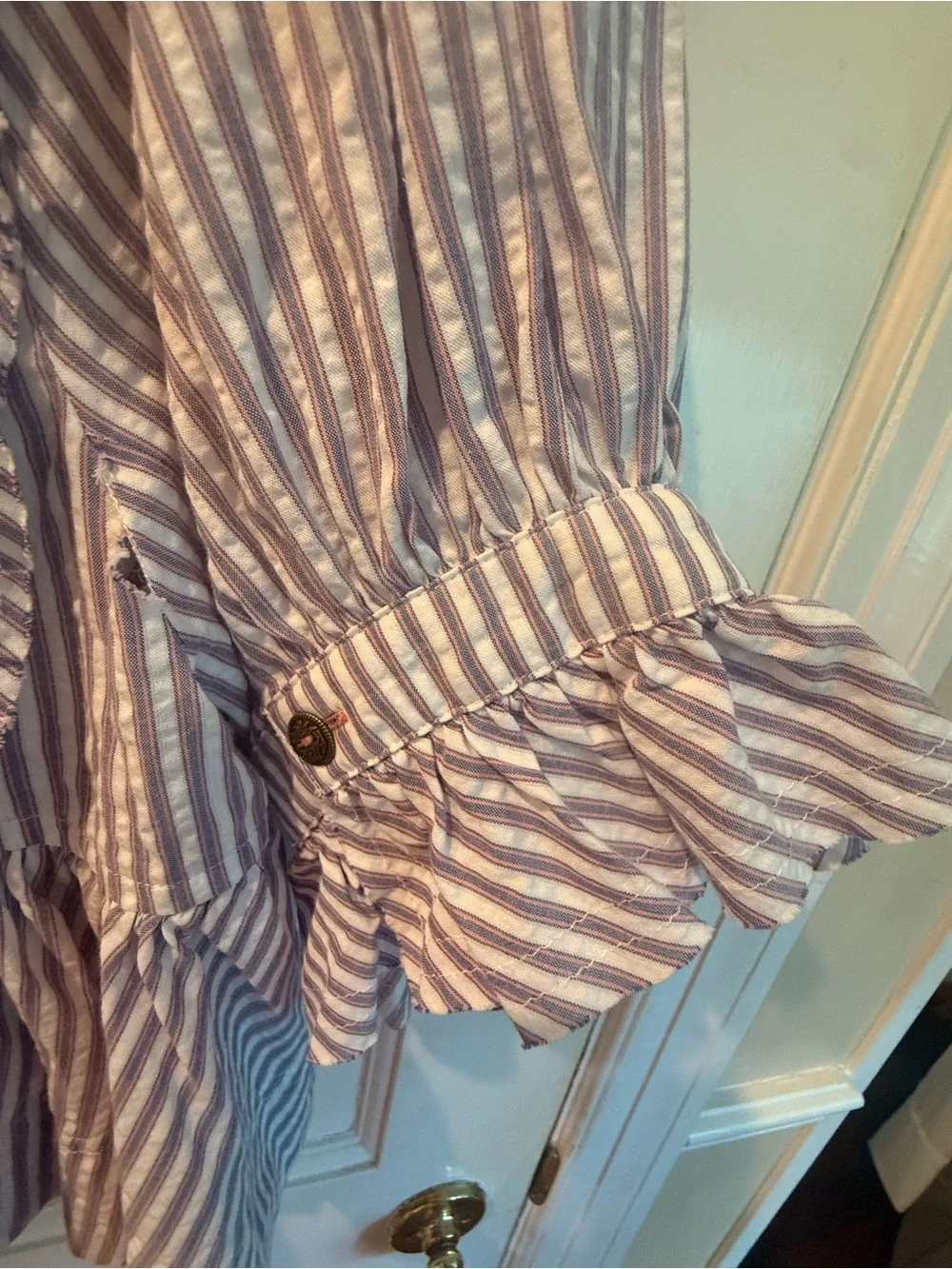 NWT Free People Miley Cotton Top Lavender  Size Medium